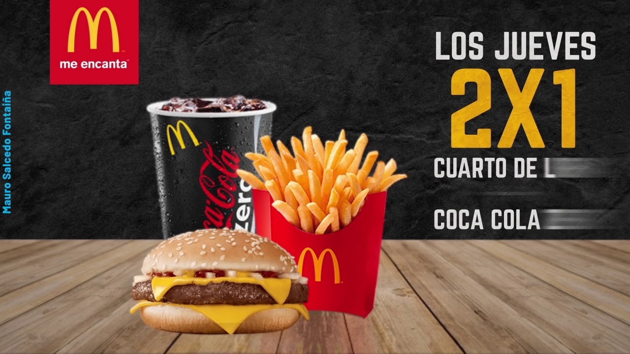 anuncio: McDonals jueves de 2x1